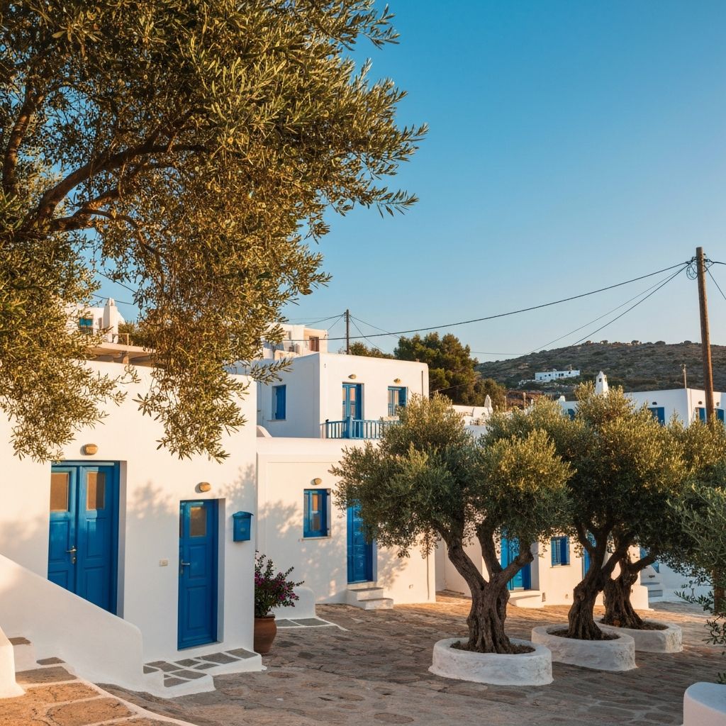 Mediterranean island architecture