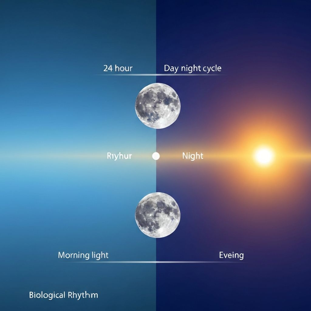 Day and night cycle visualization